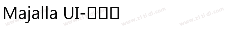 Majalla UI字体转换